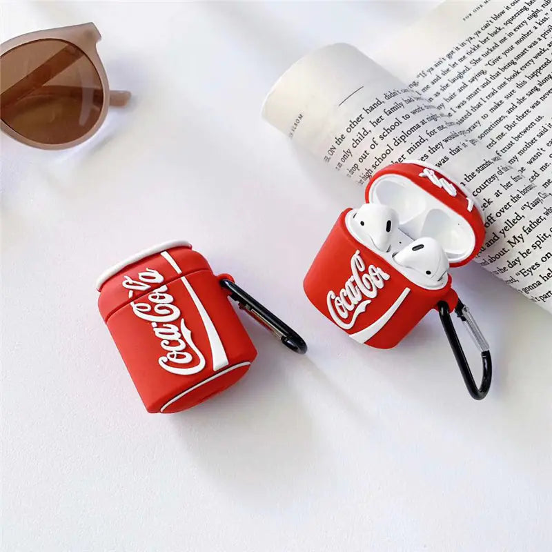 Creative Soda Can AirPods Silicone Case for All Generations