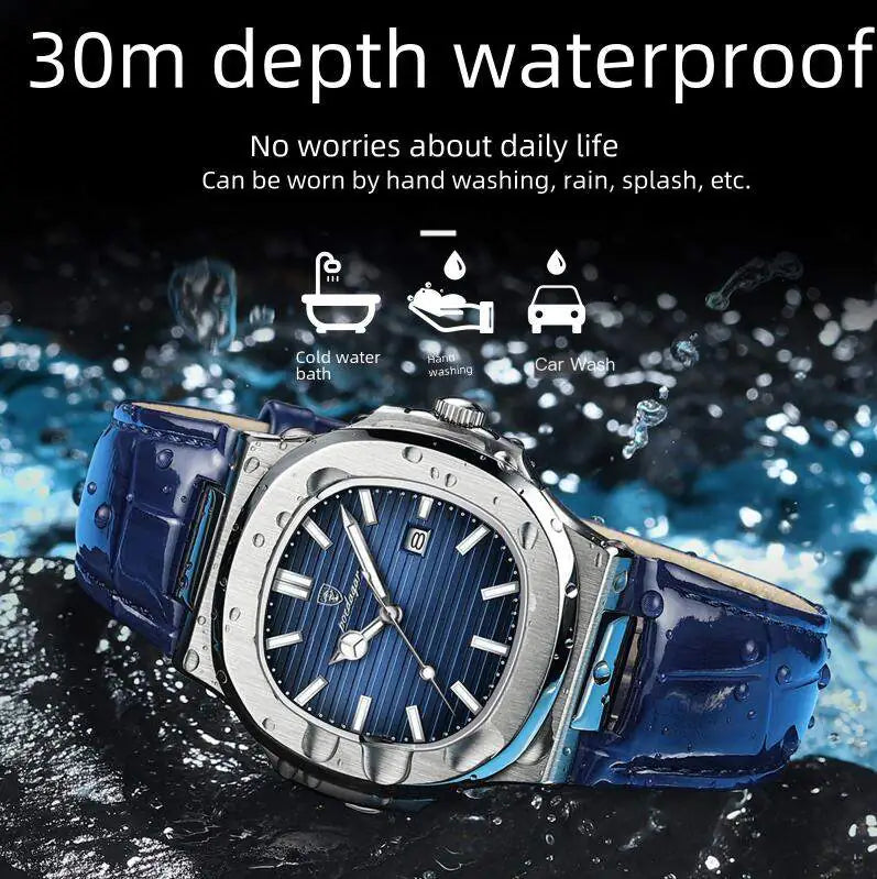 Swiss Ultra-Thin Men's Fashion Waterproof Quartz Watch