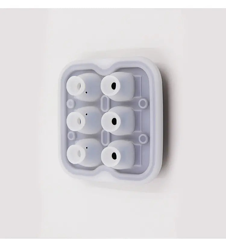 Creative Skull Ice Tray Silicone Mold - 6-Cube Design