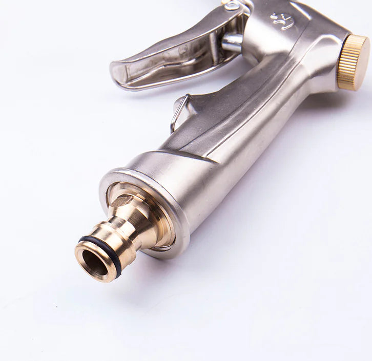 High-Pressure Car Wash Water Gun - Silver