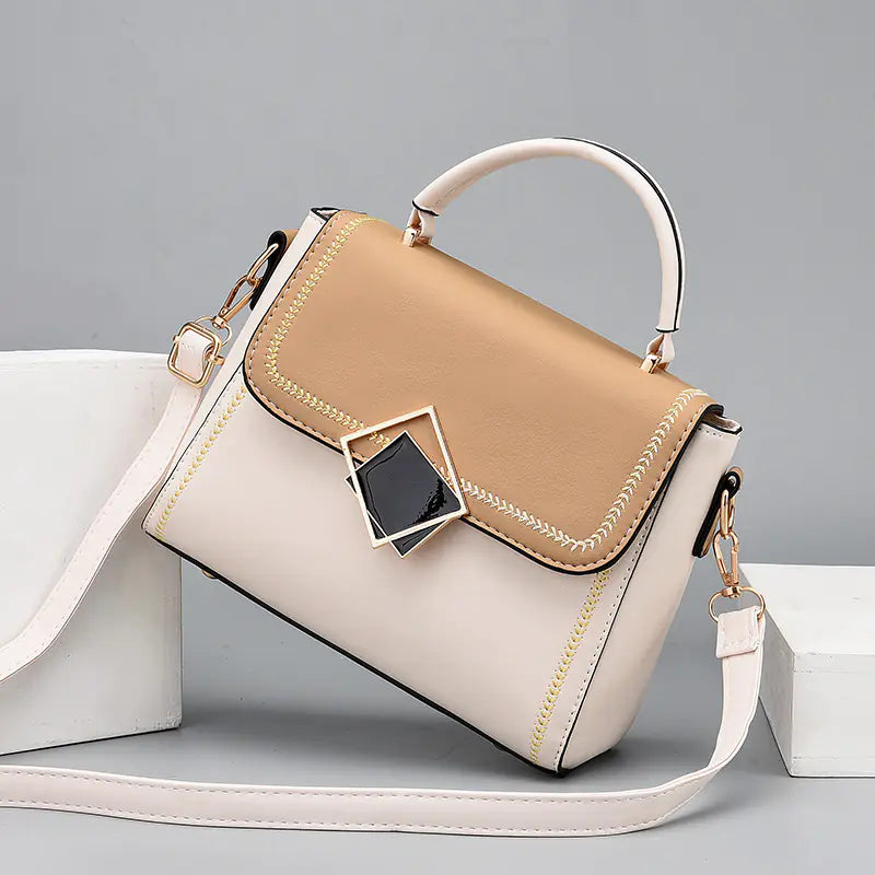 2020 Trendy Color-Block Women's Shoulder Bag