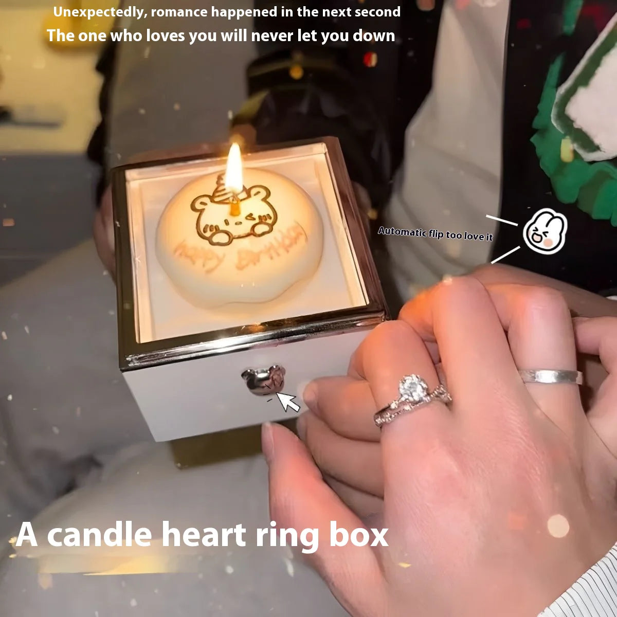 Rednote Bear Flip Gift Box