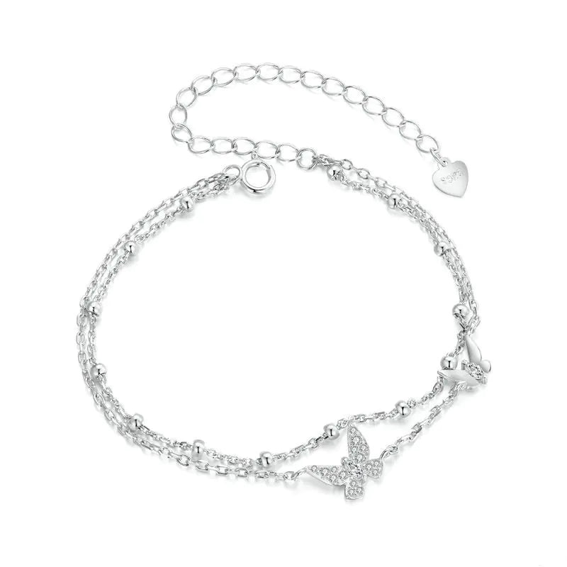 Double-layer Butterfly Bracelet for Women's Fashion
