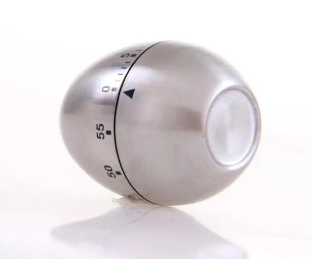 Egg-Shaped Kitchen Timer with Reminder Function
