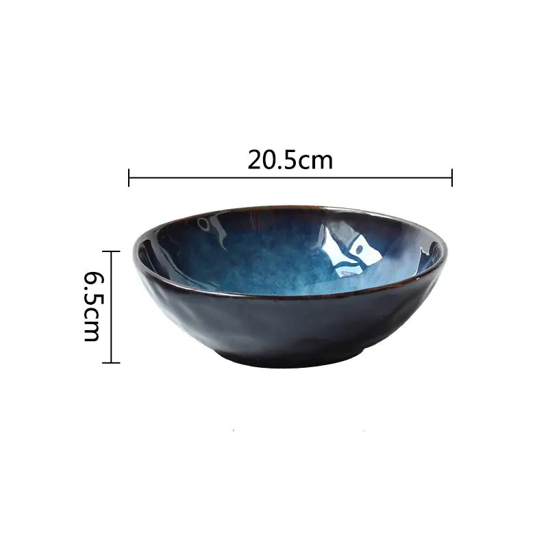 Ceramic Noodle Bowl for Soup, Ramen, and Salad