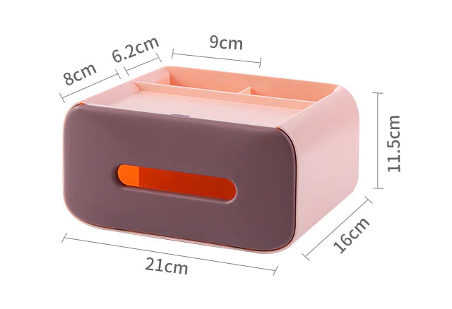 Creative Tissue Box and Remote Control Organizer