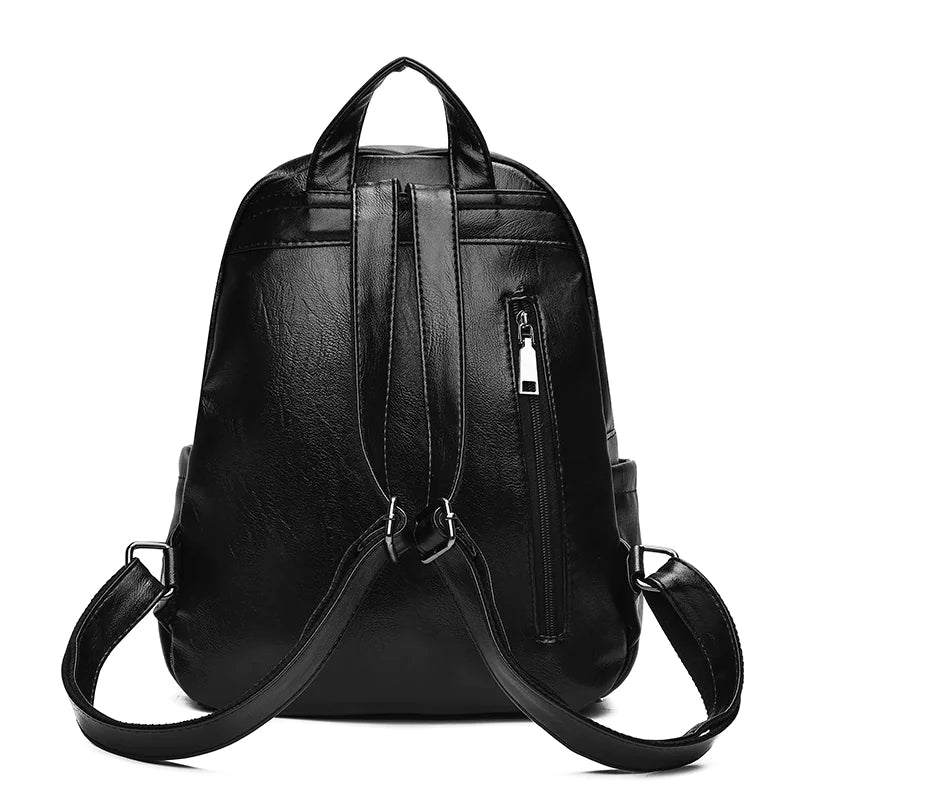 Fashionable PU Backpack for Women - Autumn/Winter Style