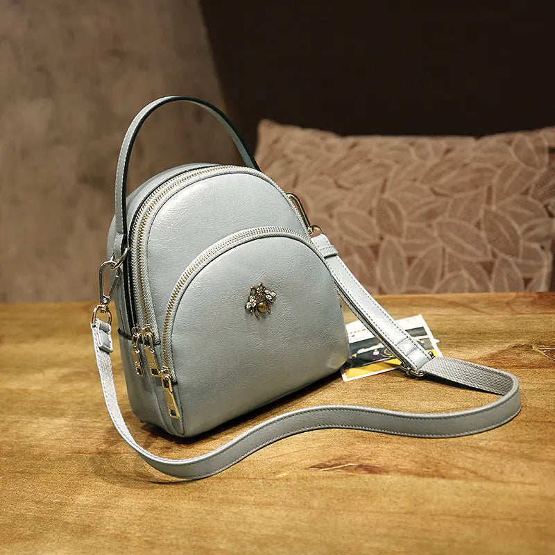 Versatile Women's Backpack and Shoulder Bag Combo
