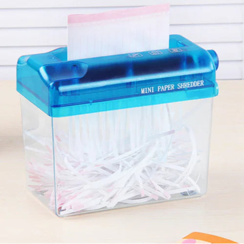 A6 Mini Manual Paper Shredder for Home and Office