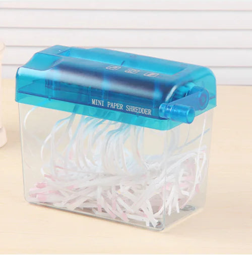 A6 Mini Manual Paper Shredder for Home and Office