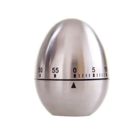 Egg-Shaped Kitchen Timer with Reminder Function