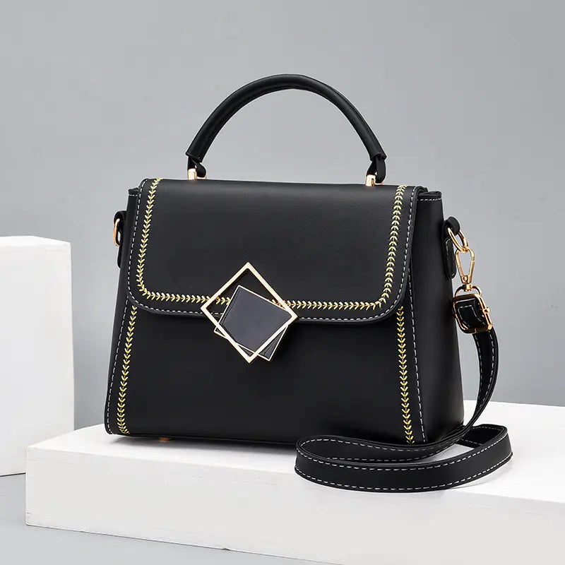 2020 Trendy Color-Block Women's Shoulder Bag