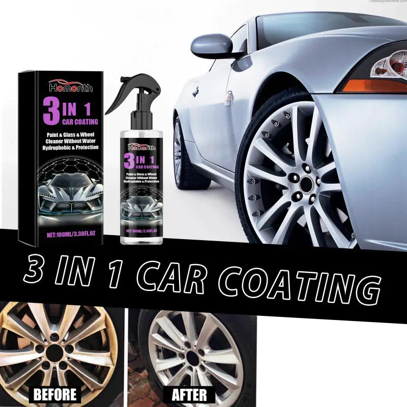 Ceramic Car Paint Spray 100ml Sponge Towel