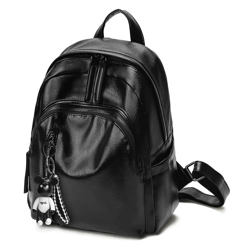Fashionable PU Backpack for Women - Autumn/Winter Style