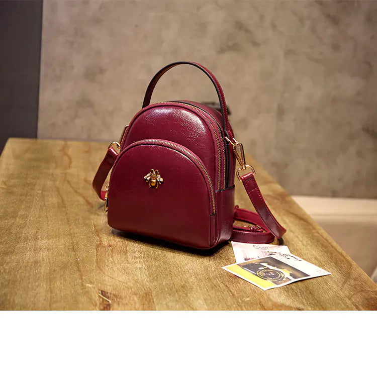 Versatile Women's Backpack and Shoulder Bag Combo