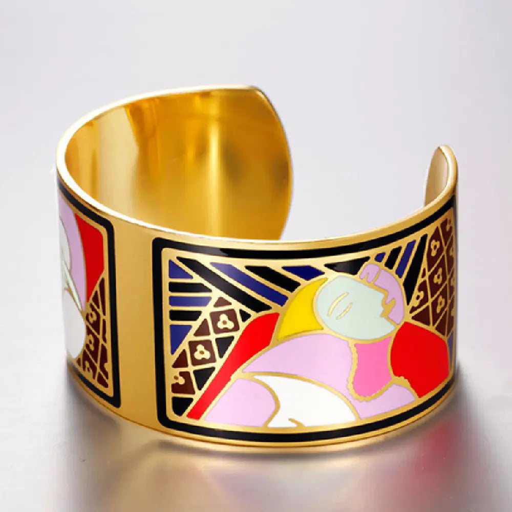 European and American Women's Enamel Bracelet