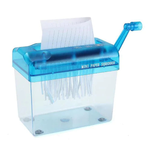 A6 Mini Manual Paper Shredder for Home and Office